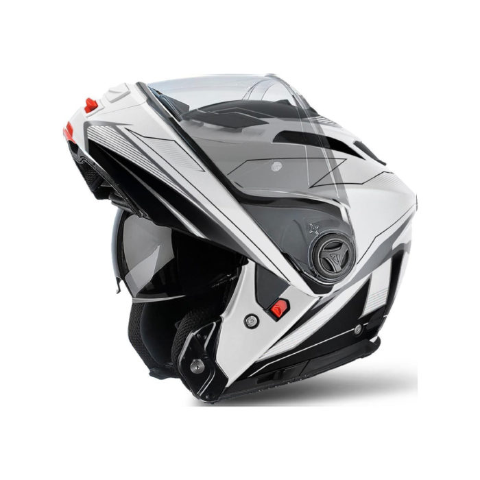 CASCO MODULARE AIROH PHANTOM-S SPIRIT WHITE GLOSS PHSSP38 - immagine 2
