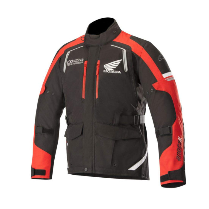 GIACCA ALPINESTARS HONDA ANDES V2 DRYSTAR 3207418-13 NERO/ROSSO
