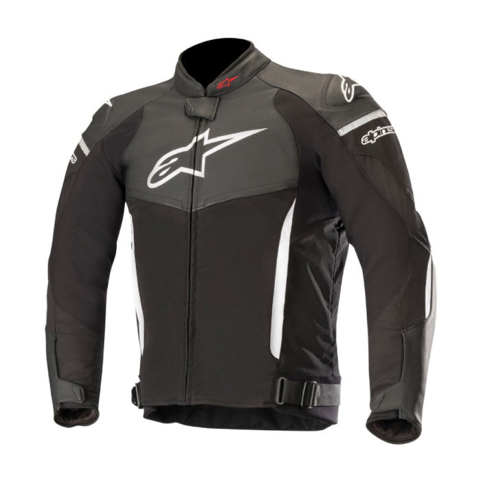 GIACCA IN PELLE RACING ALPINESTARS SPX 3103218 12 BIANCO/NERO