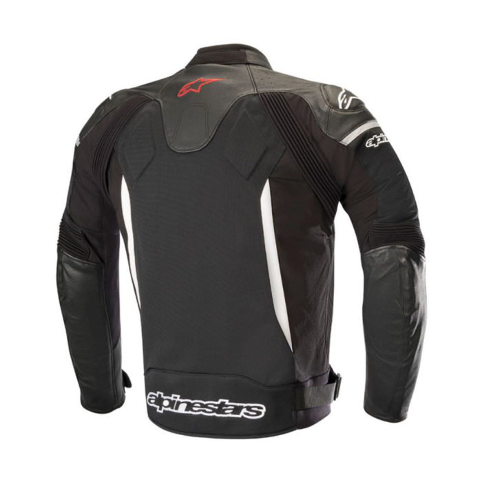 GIACCA IN PELLE RACING ALPINESTARS SPX 3103218 12 BIANCO/NERO - immagine 2