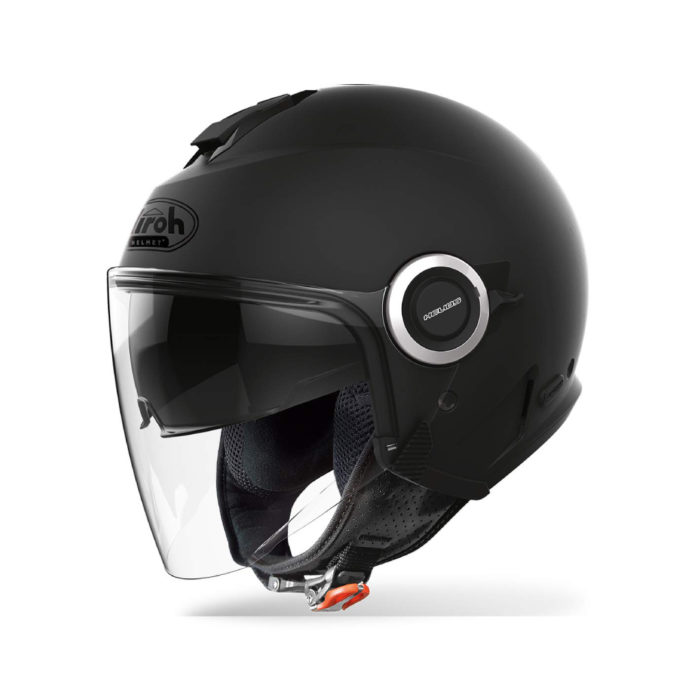 CASCO JET AIROH HELIOS HE11 COLOR BLACK MATT