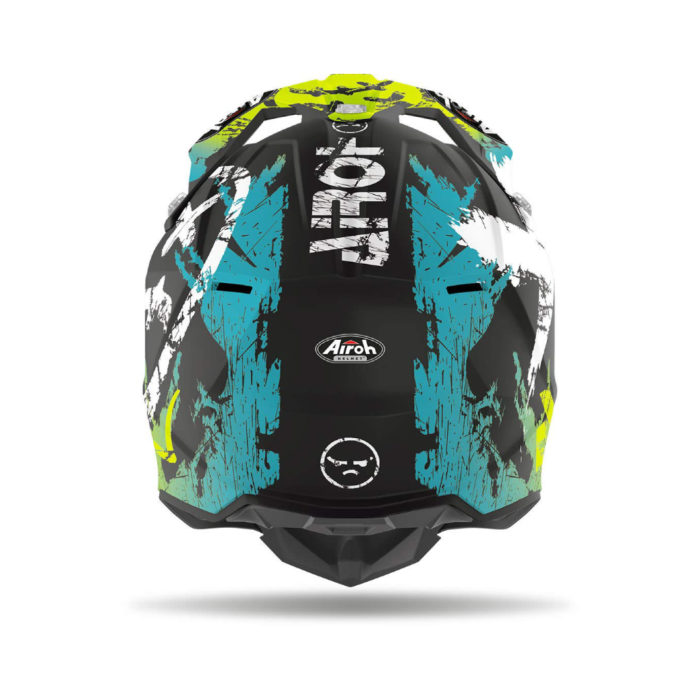 CASCO OFF ROAD CROSS AIROH WRAAP SMILE - immagine 2