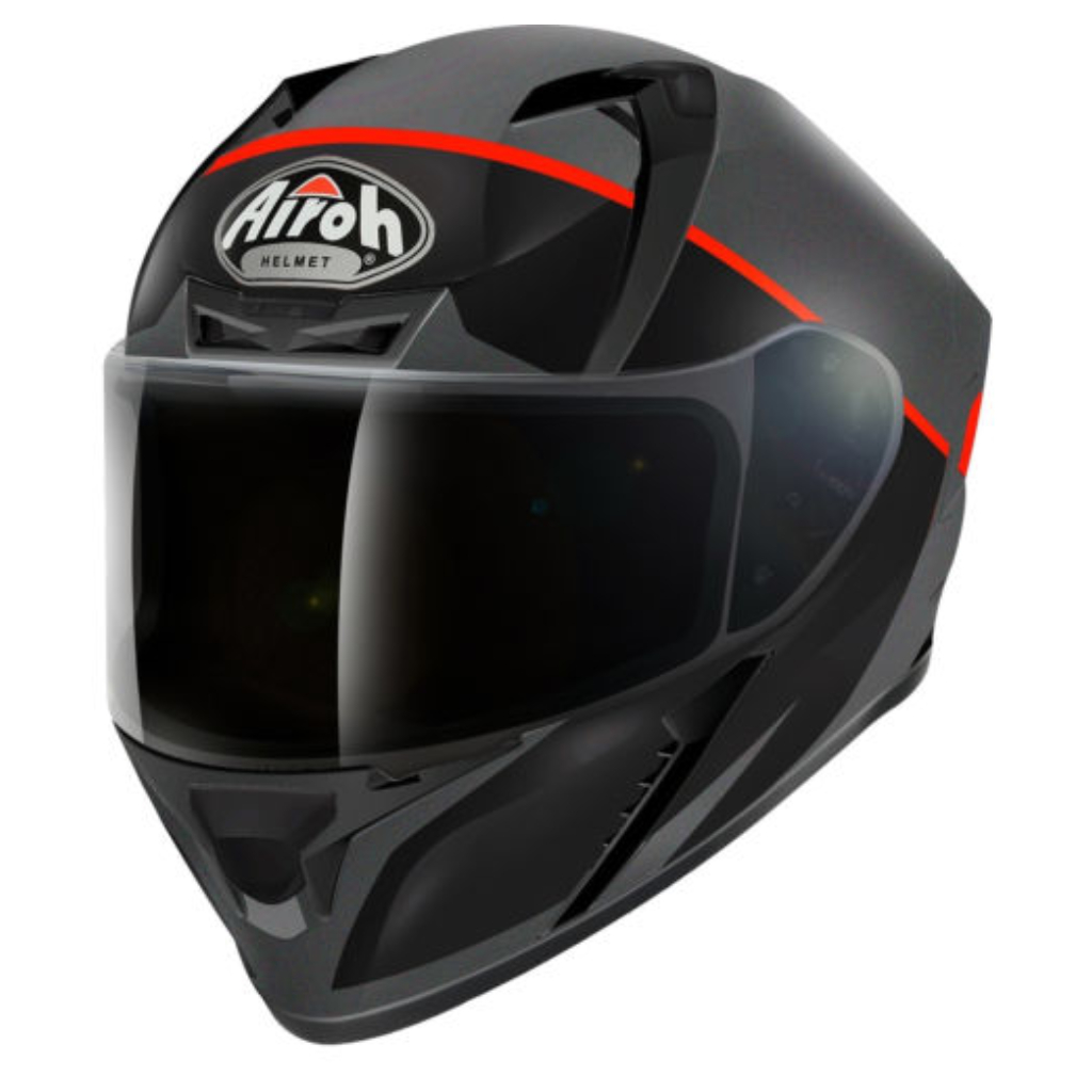 CASCO INTEGRALE AIROH VALOR ECLIPES BLACK ORANGE MATT – Moto Racing Snc