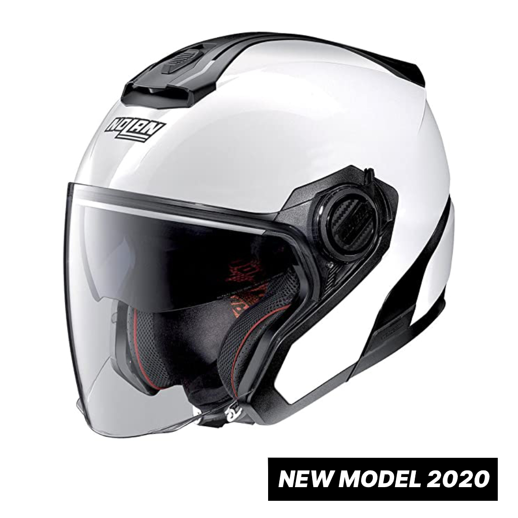 CASCO JET NOLAN N 40 SPECIAL N-COM COLORE 15 PURE WHITE – Moto