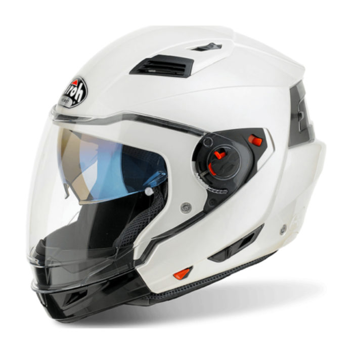 CASCO MODULARE AIROH EXECUTIVE COLOR WHITE GLOSS