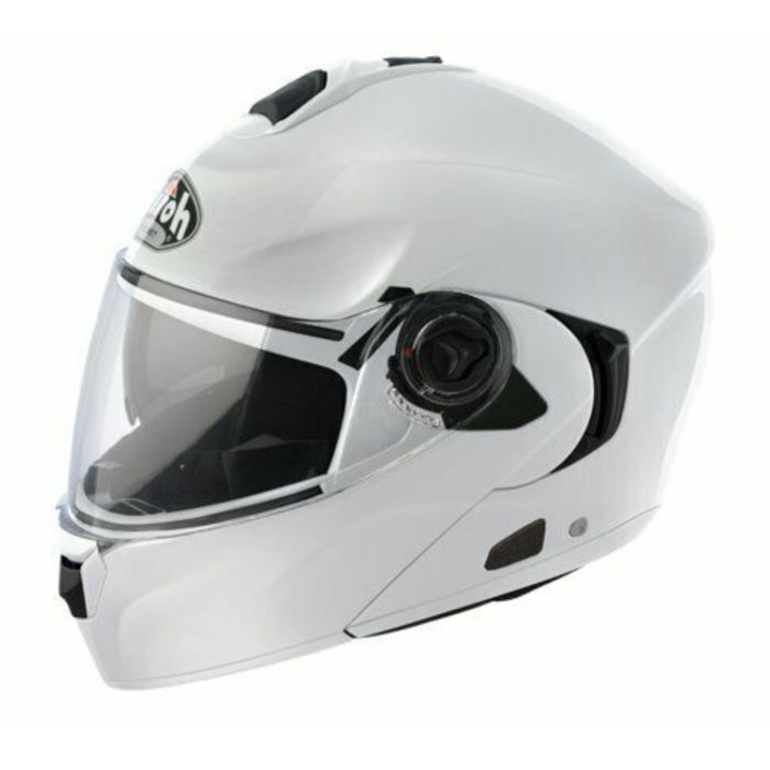 CASCO MODULARE FLIP UP AIROH RIDES WHITE GLOSS