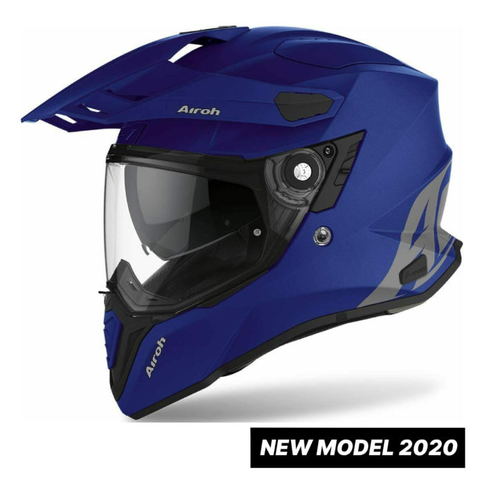 CASCO ON-OFF ROAD AIROH COMMANDER COLOR BLUE MATT