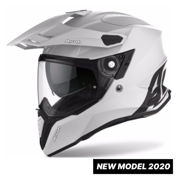 CASCO ON-OFF ROAD AIROH COMMANDER COLOR CONCRETE GRAY MATT