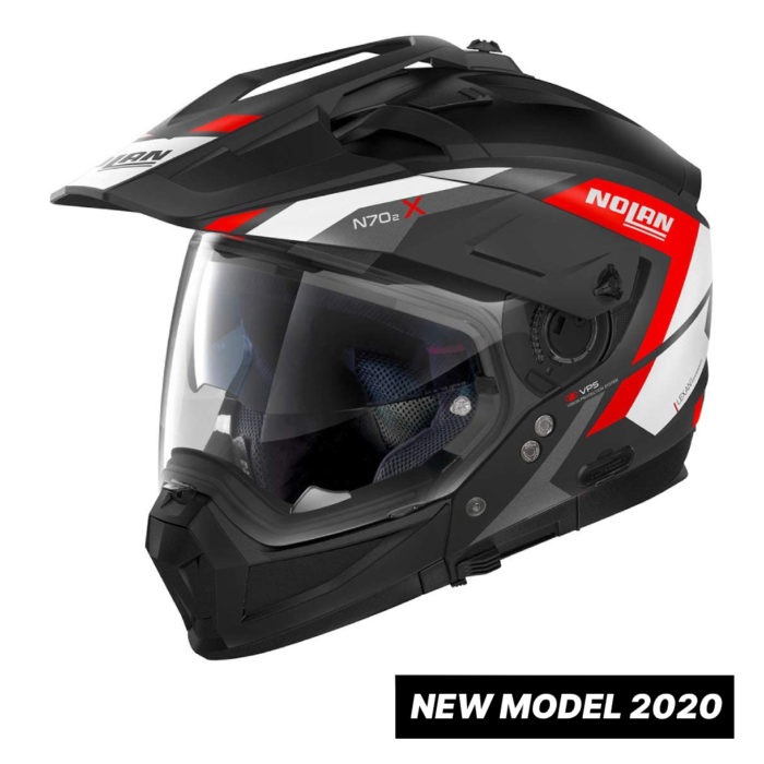CASCO INTEGRALE CROSSOVER STRADA E FUORISTRADA NOLAN N 70 X GRANDES ALPES COLORE 20