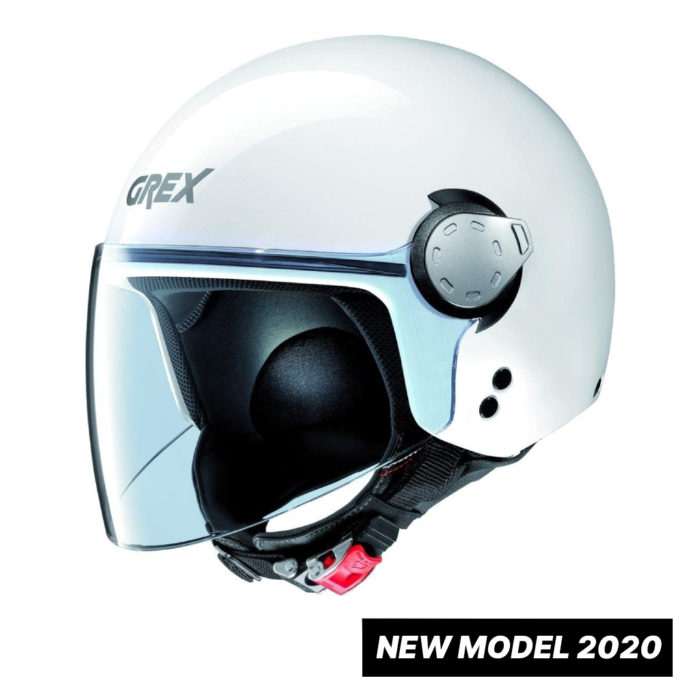 CASCO JET GREX G3.1E KINETIC COLORE 4 BIANCO