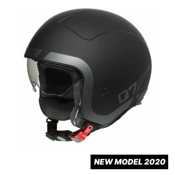 CASCO JET PREMIER OPEN FACE ROCKER LN 9 BM NERO