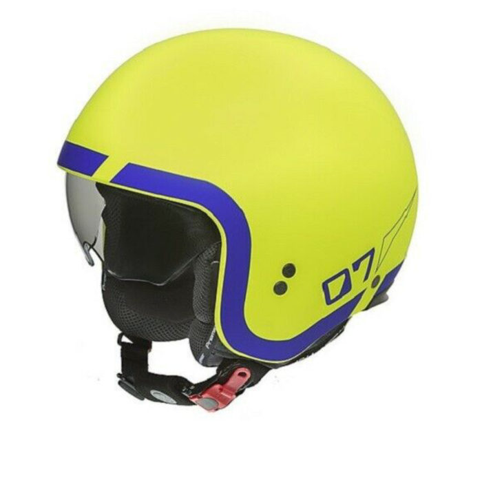 CASCO JET PREMIER OPEN FACE ROCKER LN FLUO BM GIALLO FLUO