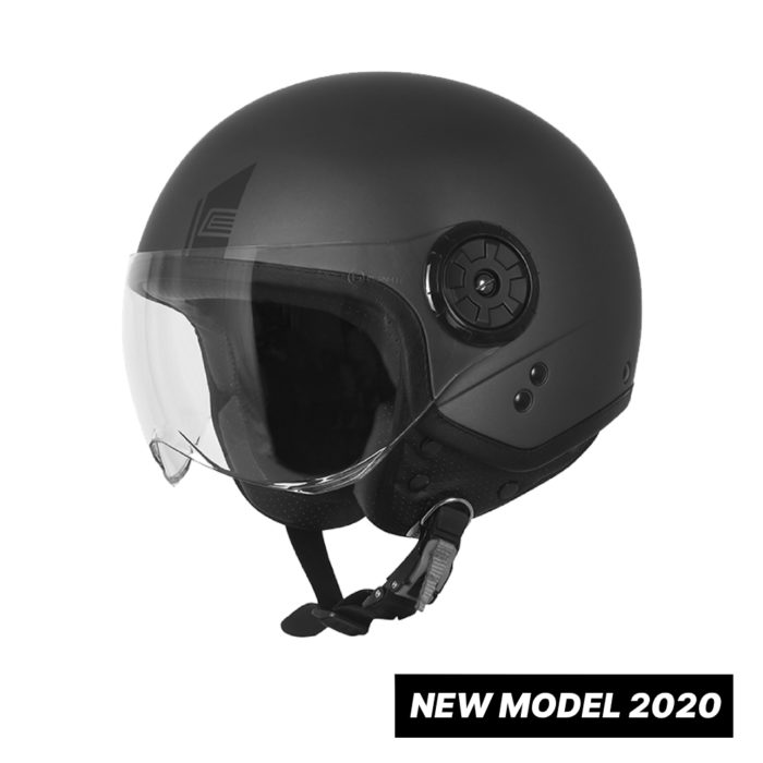 CASCO JET ORIGINE NEON EASY MATT TITANIUM