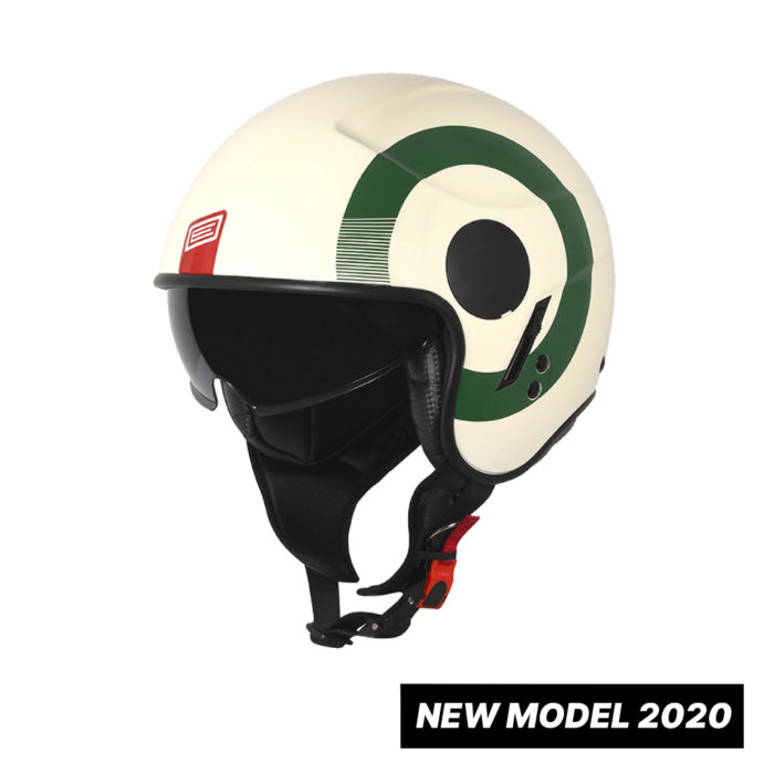 CASCO JET ORIGINE SIERRA ROUND MATT GREEN RED WHITE